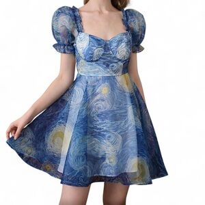 SHEIN Starry Night mini dress
